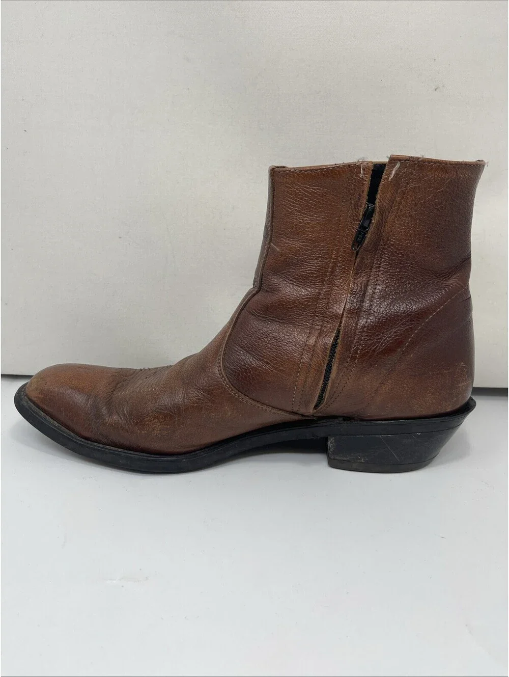 Laredo 5724 Men's Size 13 D Brown Leather Cowboy Western Boots Made In USA